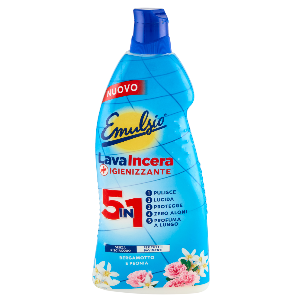 Emulsio LavaIncera Igienizzante 5in1 Bergamotto e Peonia 875 ml