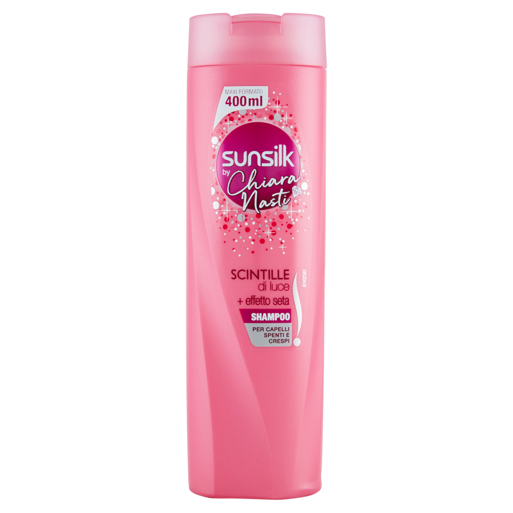 Sunsilk Scintille di luce + effetto seta Shampoo 400 ml