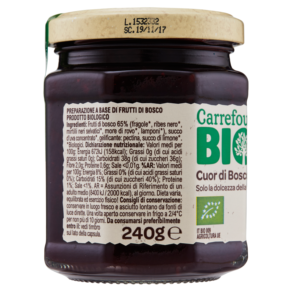 Carrefour Bio Cuor di Bosco 240 g