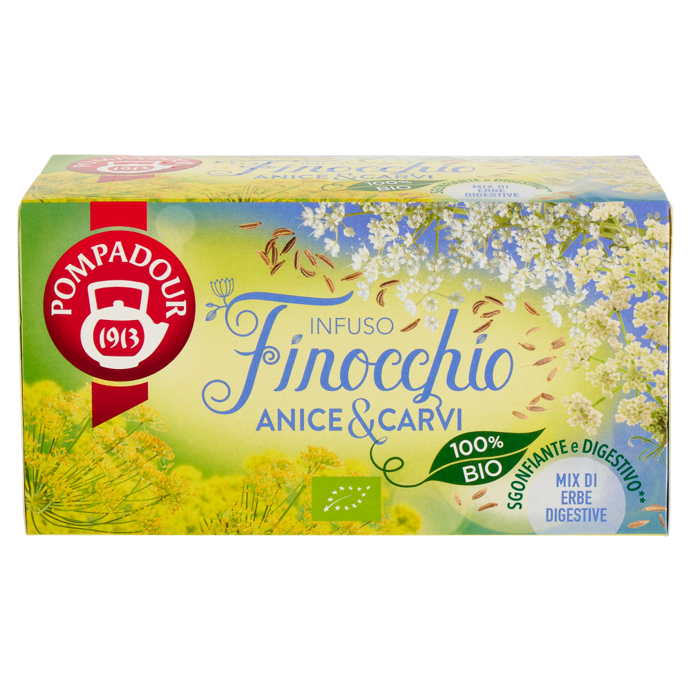 Pompadour Infuso Finocchio Anice & Carvi 18 x 2,25 g