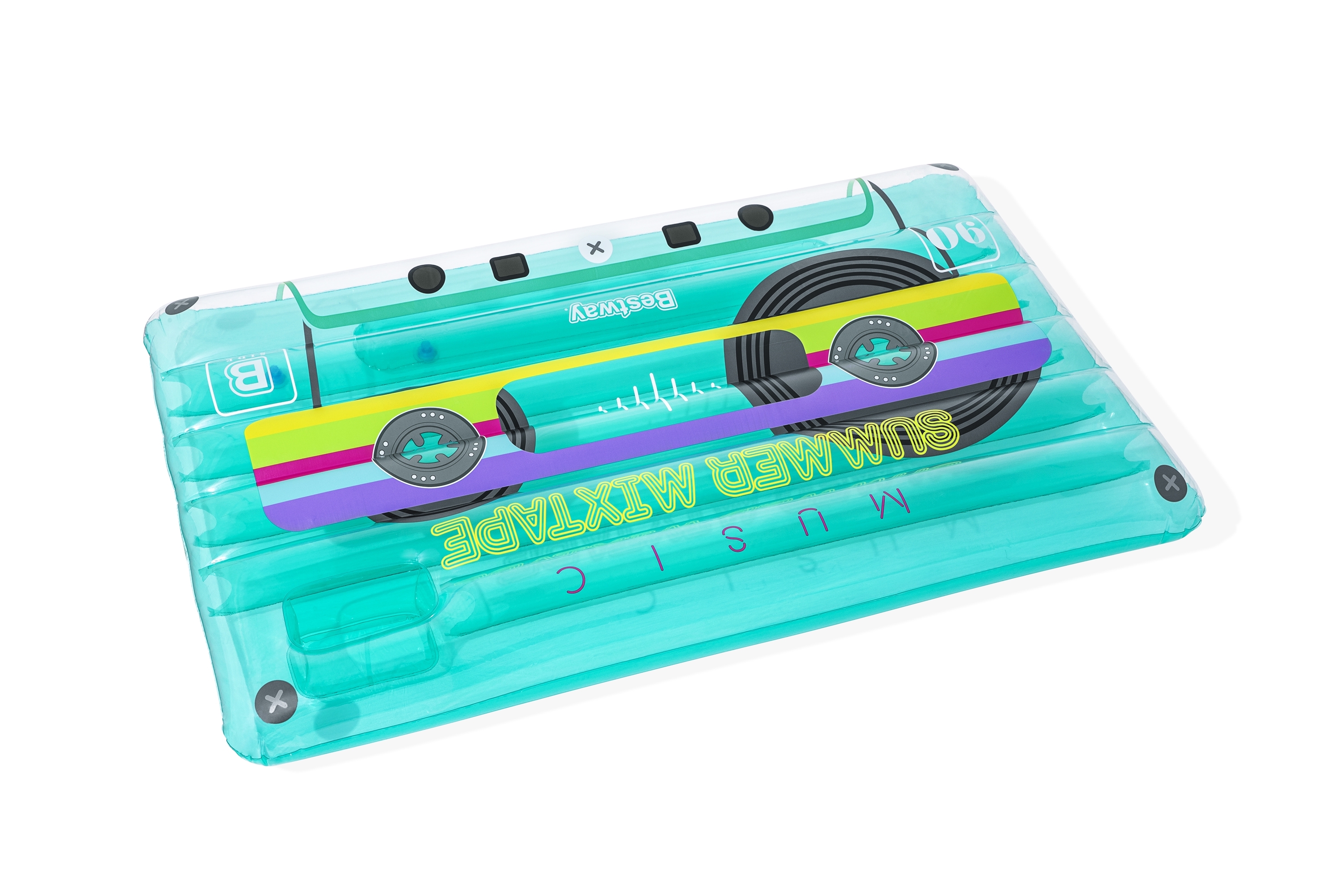 Bestway 43649 / 23 galleggiante da piscina e da spiaggia Multicolore Immagine Materassino galleggiante