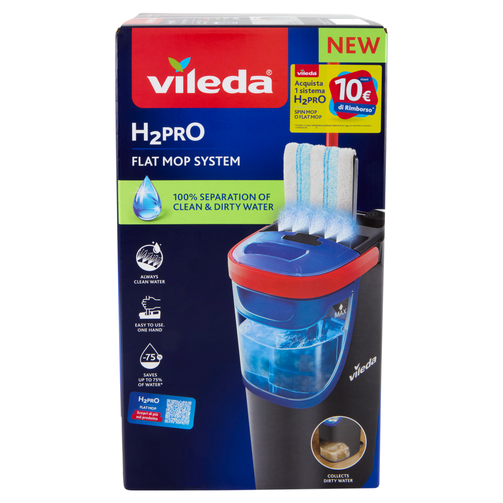 Vileda H2Pro Flat Mop Sistema
