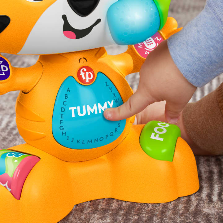 Fisher-Price Link Squad Animal Band Carlotta La Tigrotta Prime Scoperte, Giocattolo Per L'Apprendimento Per Neonati Con Musica E Luci, Versione Italiana