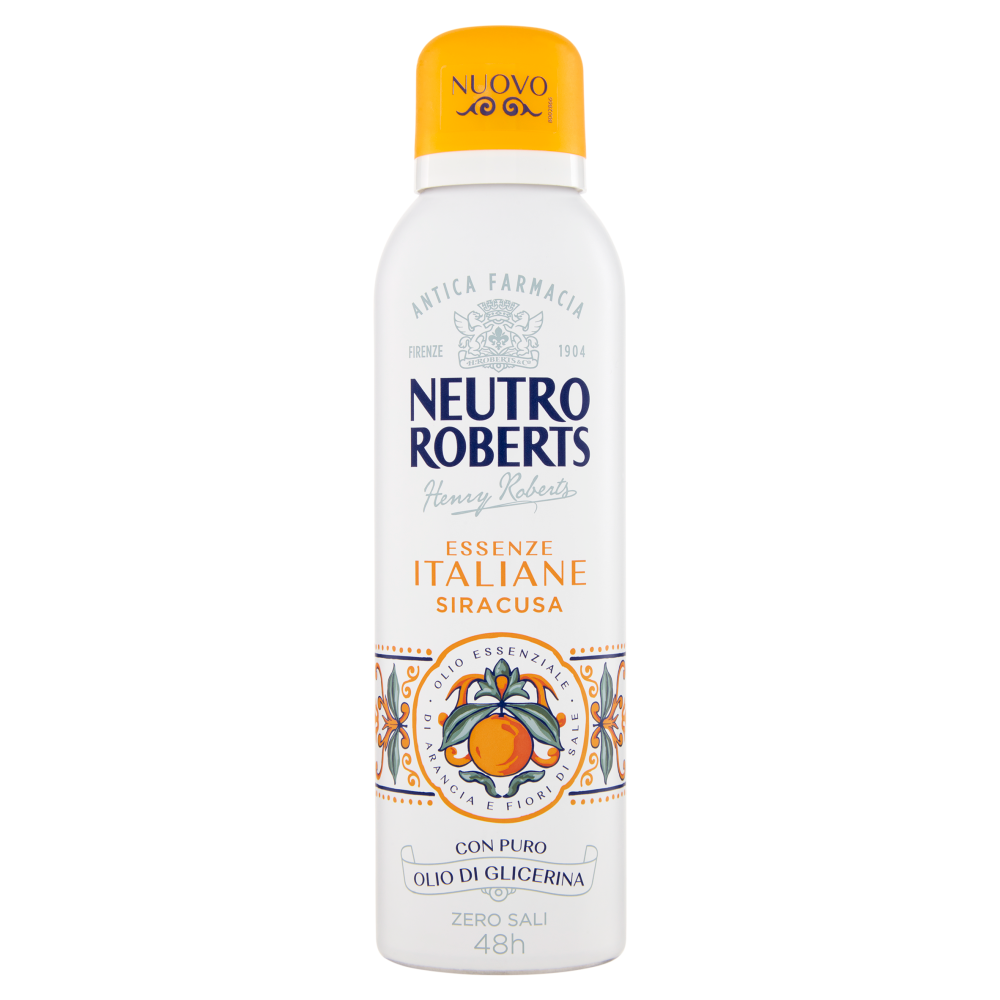 Neutro Roberts Essenze Italiane Siracusa Olio Essenziale di Arancia e Fiori di Sale 200 ml