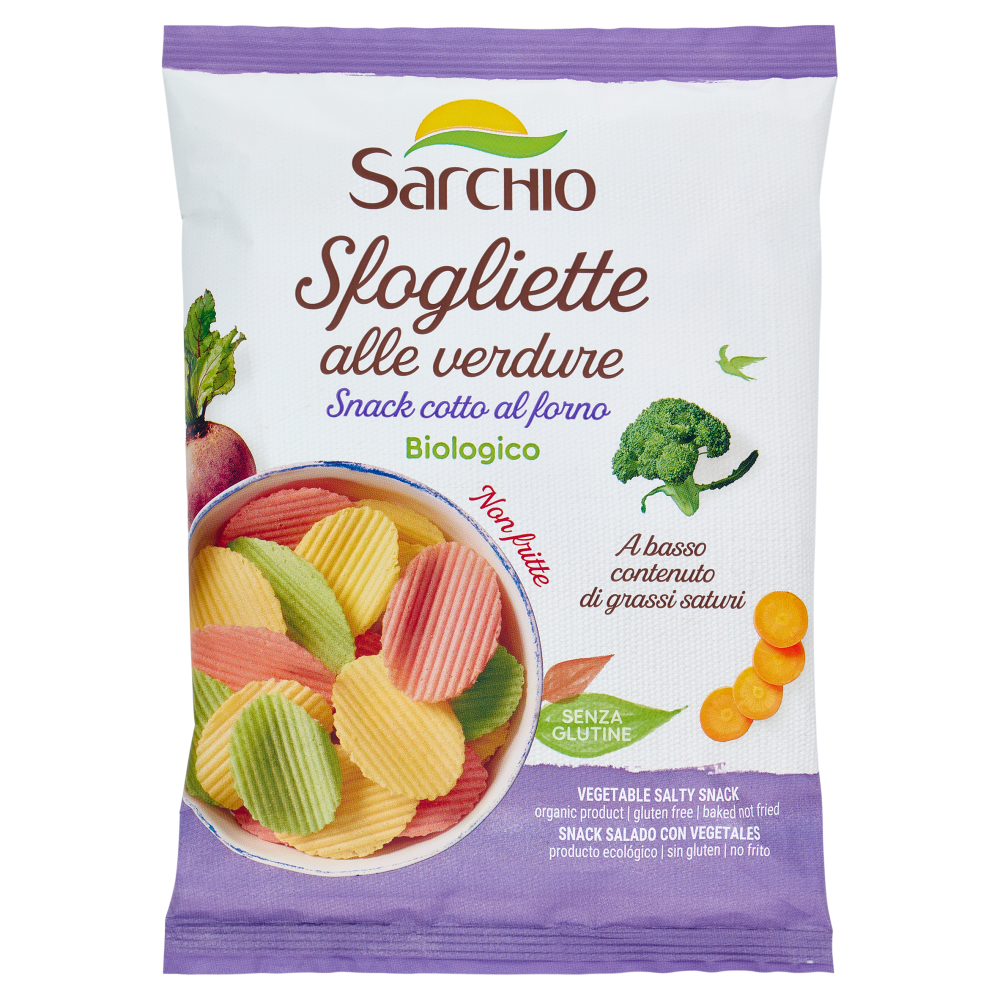 Sarchio Sfogliette alle verdure Biologico 55 g