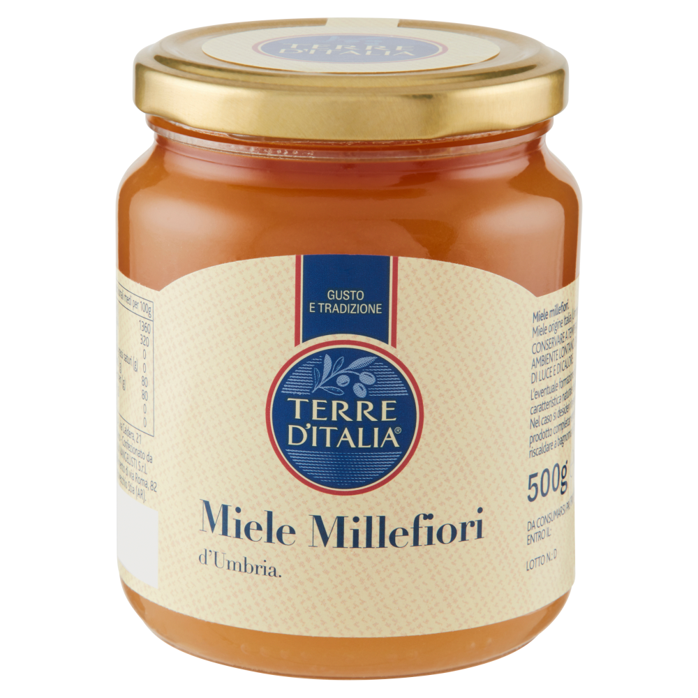 Terre d'Italia Miele Millefiori d'Umbria 500 g