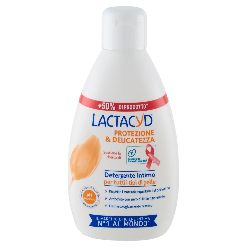 Lactacyd Protezione & Delicatezza Detergente intimo per tutti i tipi di pelle 300 ml