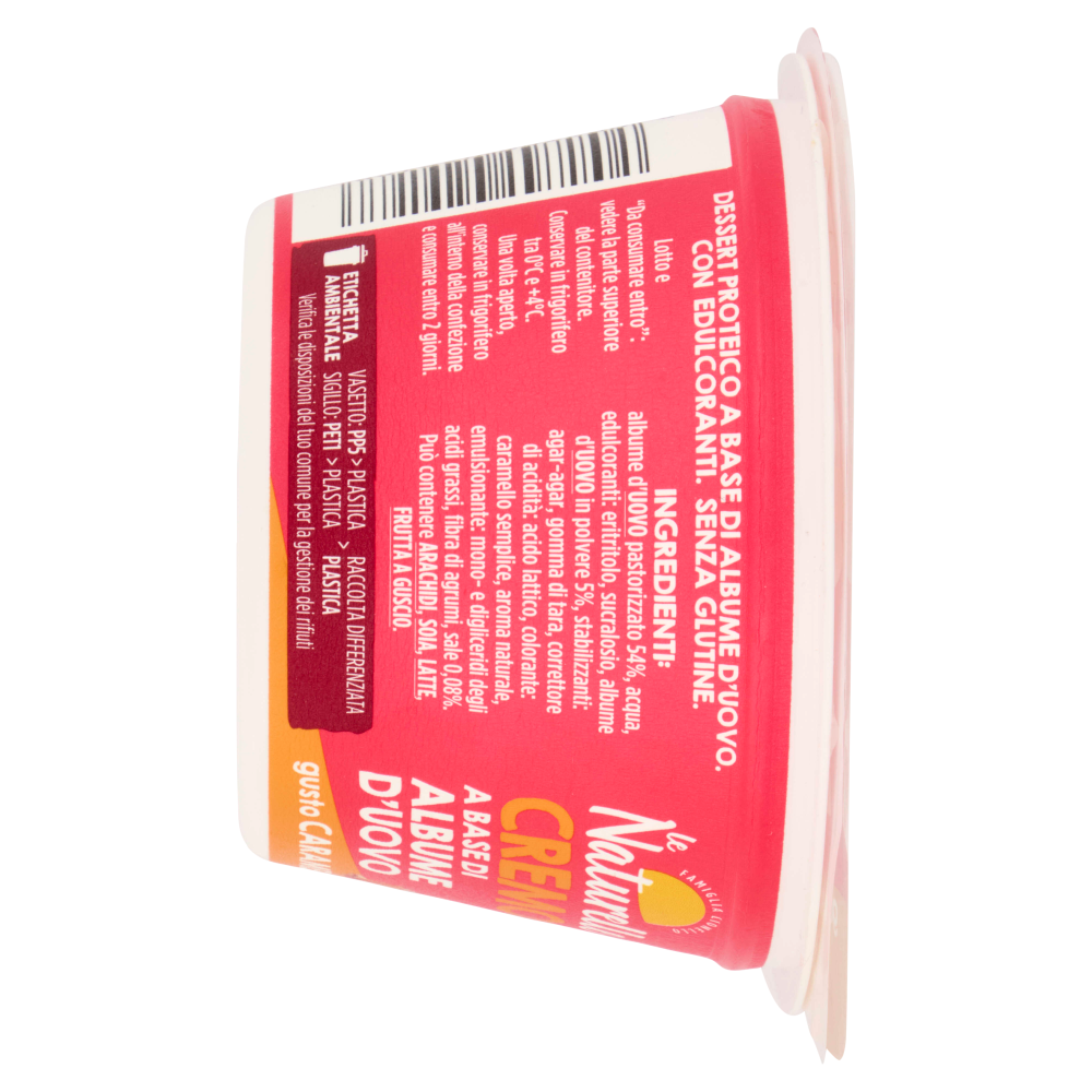 le Naturelle Cremoso a Base di Albume d'Uovo gusto Caramello Salato 150 g