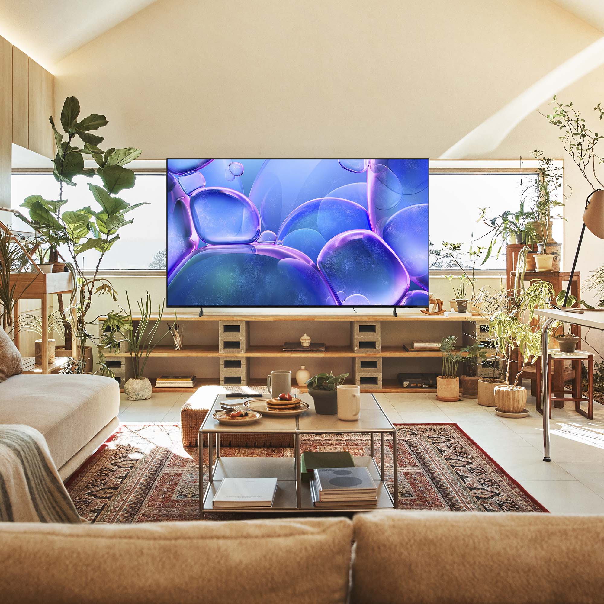 Samsung Crystal UHD 55" UE55U8000FUXZT 4K, Processore Crystal 4K, HDR, Smart Experience, OTS Lite & Adaptive Sound, Metal Stream Design, Smart TV, 2025