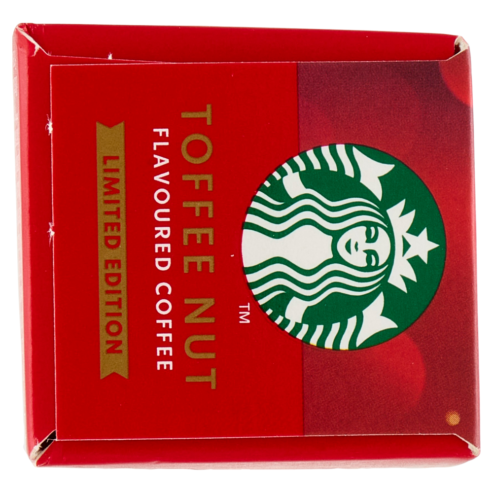 STARBUCKS Toffee Nut by Nespresso Caffè con aroma Caramello e Nocciola 10 Capsule 51g