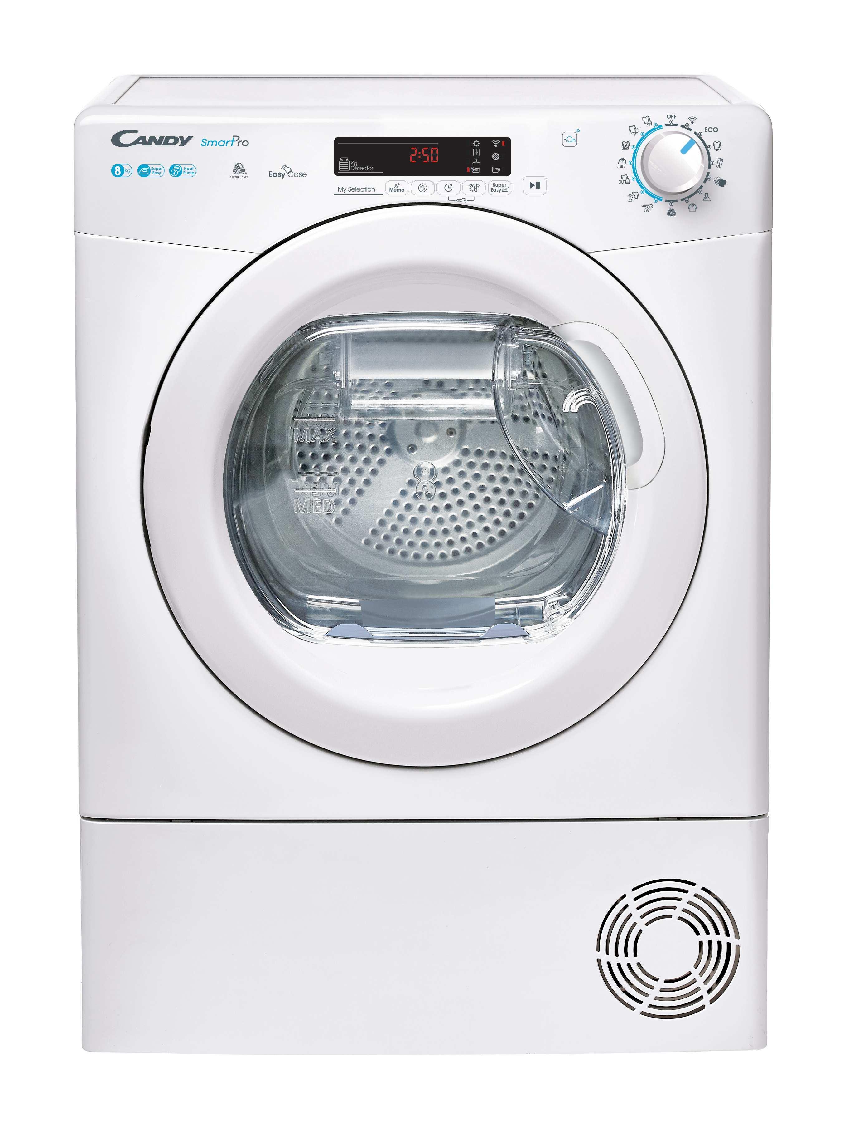 Candy Smart Pro CSOE H8A2DE-S asciugatrice Libera installazione Caricamento frontale 8 kg Bianco