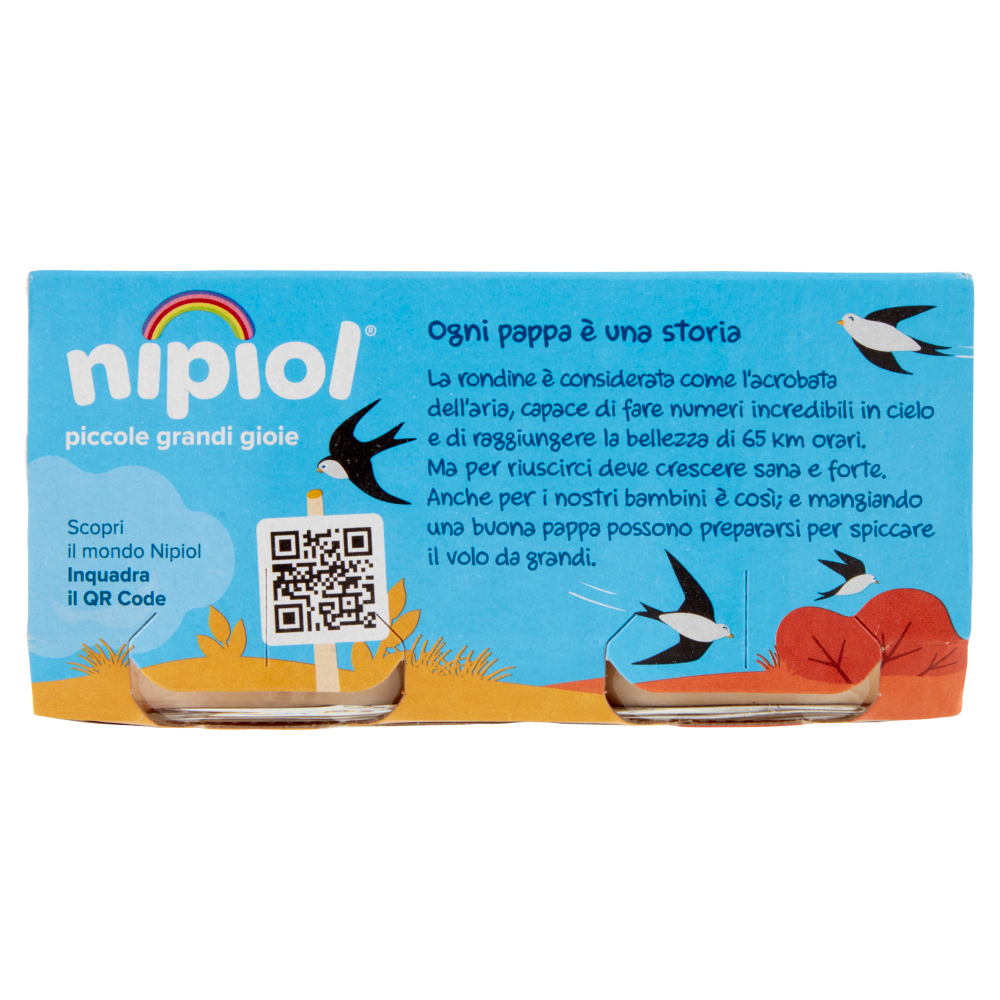 nipiol manzo omogeneizzato con carne e cereale 2 x 80 g