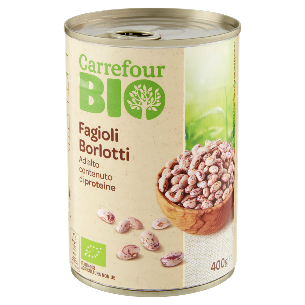 Carrefour Bio Fagioli Borlotti 400 g