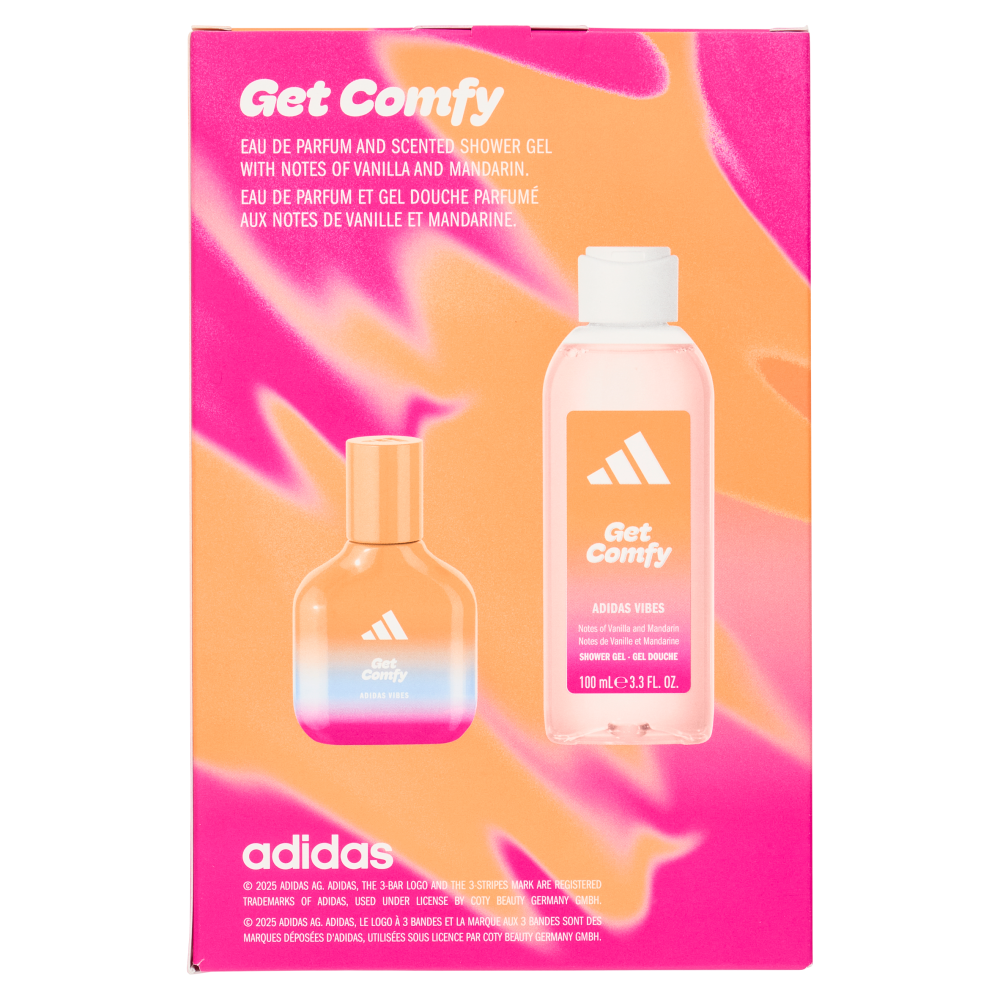 adidas Xmas25 Femminile Eau de Parfum 30 ml + Shower Gel 100 ml Get Comfy