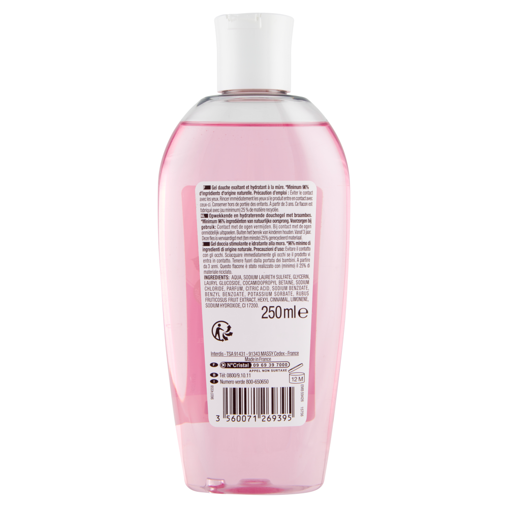 Les Cosmetiques Design Paris nectar of beauty Gel Doccia Idratante Alla Mora 250 ml