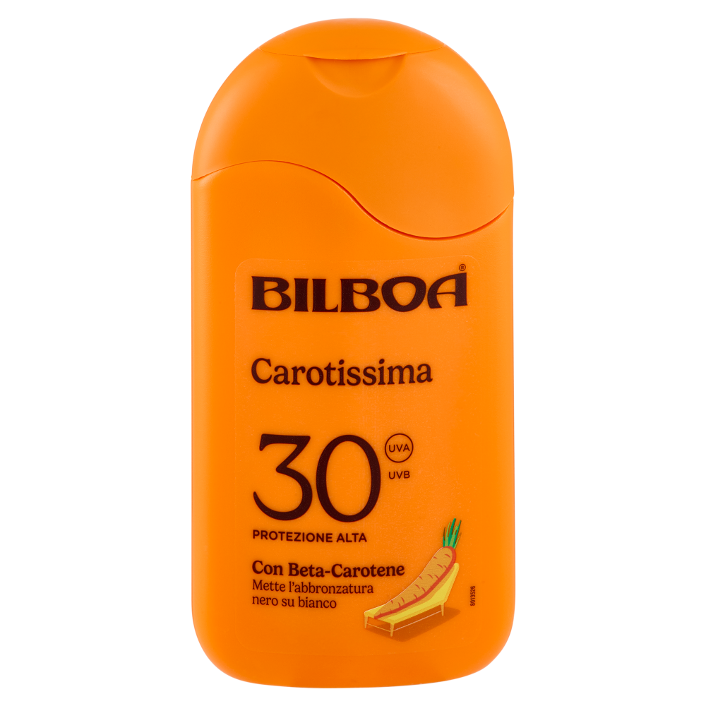 Bilboa Carotissima 30 Protezione Alta con Beta-Carotene 200 ml