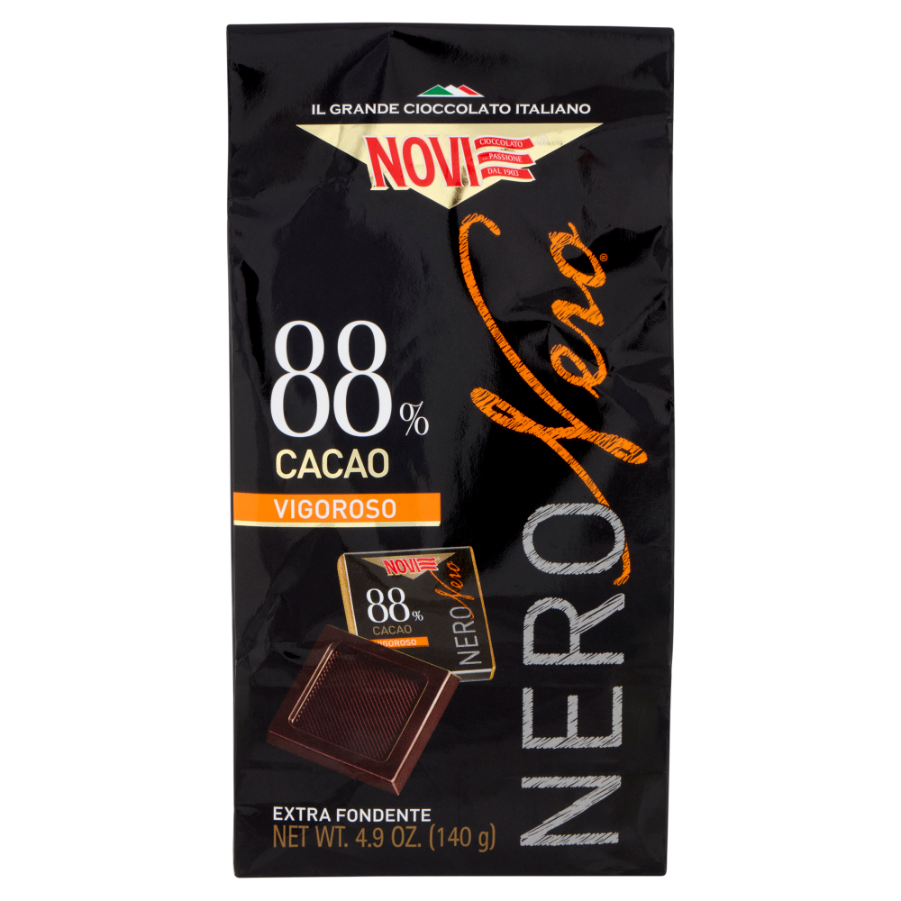 Novi NeroNero 88% Cacao Vigoroso Extra Fondente 140 g
