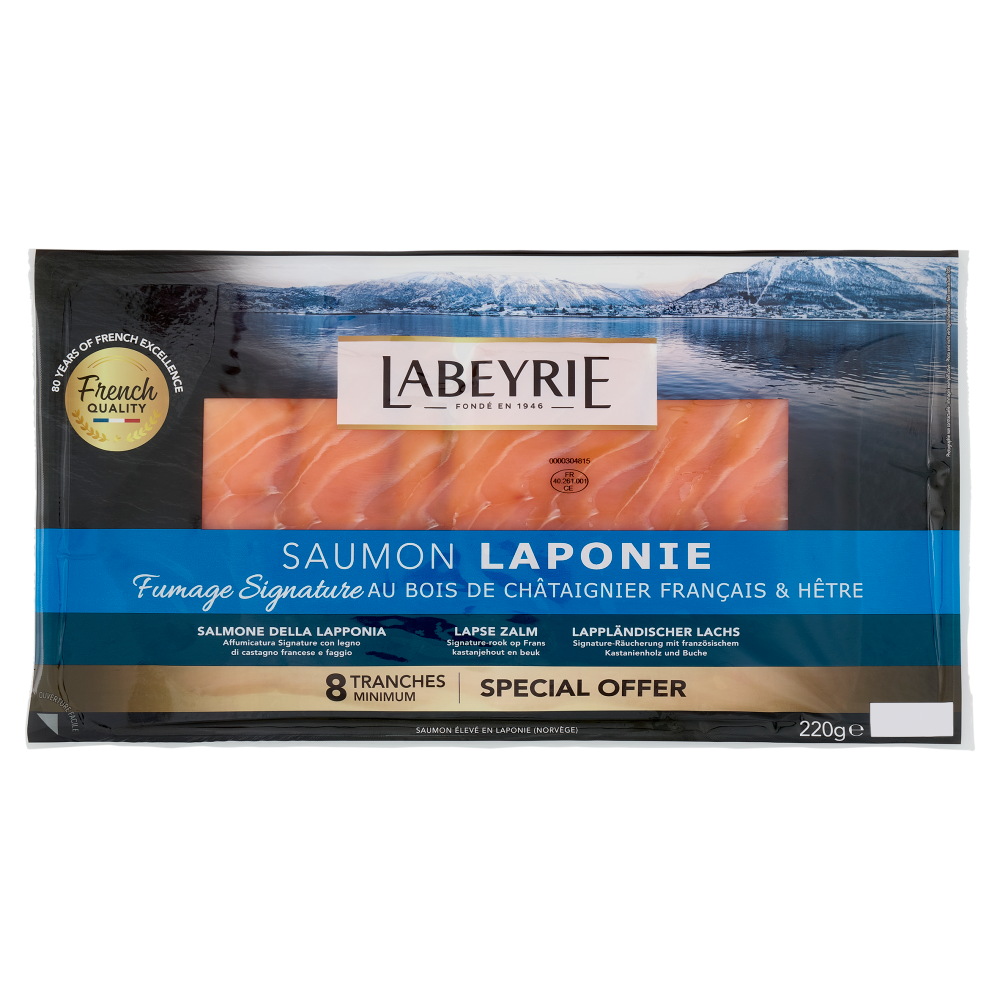 Labeyrie Salmone Affumicato Lapponia Signature 220 g