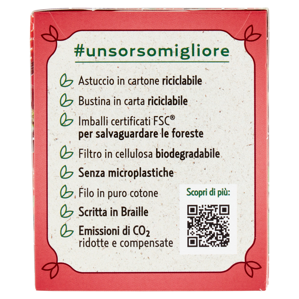 Pompadour Infuso Ciliegia Fragola bustine 20 x 3 g