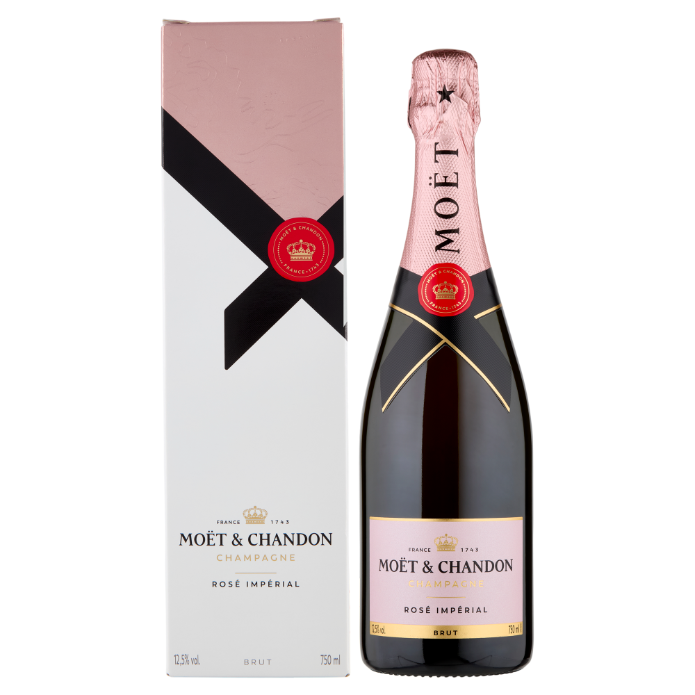Mo&euml;t & Chandon Champagne Brut Ros&eacute; Imp&eacute;rial Astuccio 750ml