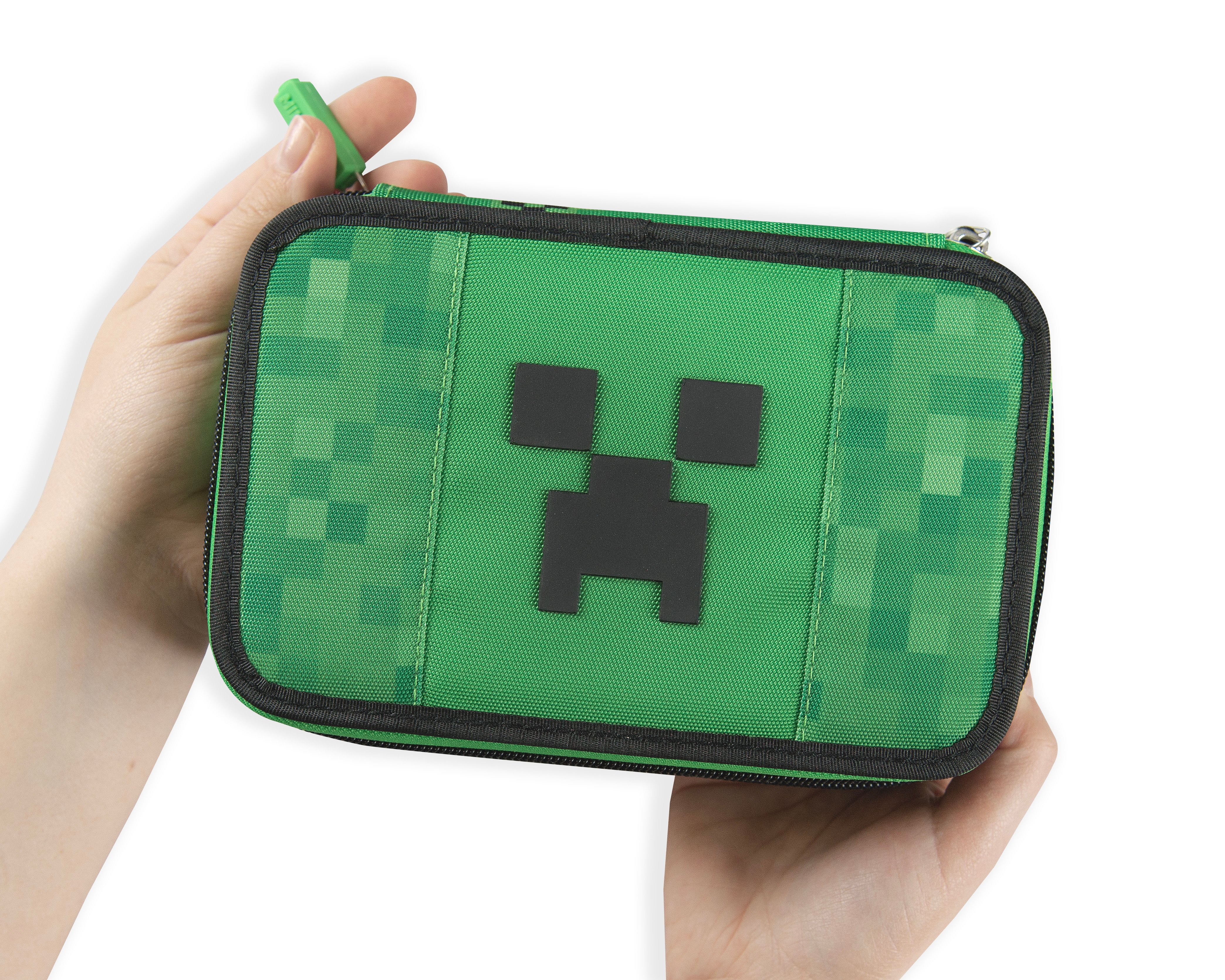 Carrefour 8058263203760 astuccio per matita Astuccio portamatite Nero, Verde