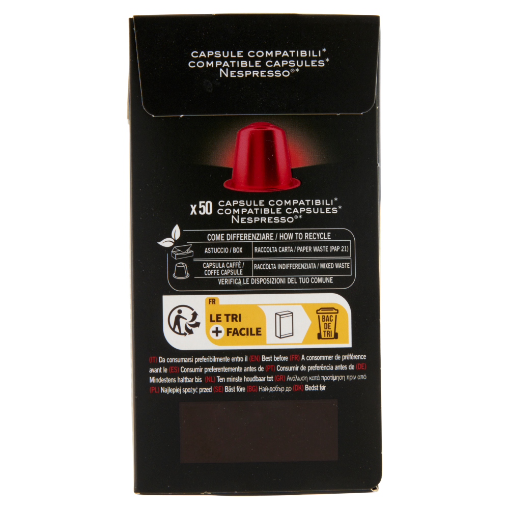 Segafredo Zanetti Espresso Classico Capsule Compatibili Nespresso* 50 x 5,1 g