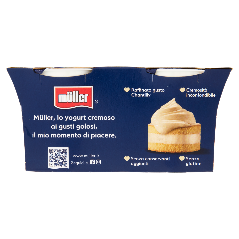 müller Yogurt Cremoso Chantilly 2 x 125 g