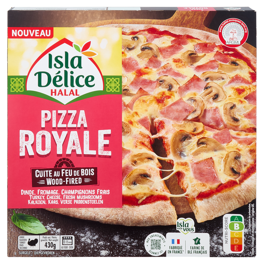 Isla D&eacute;lice Halal Pizza Royale 430 g