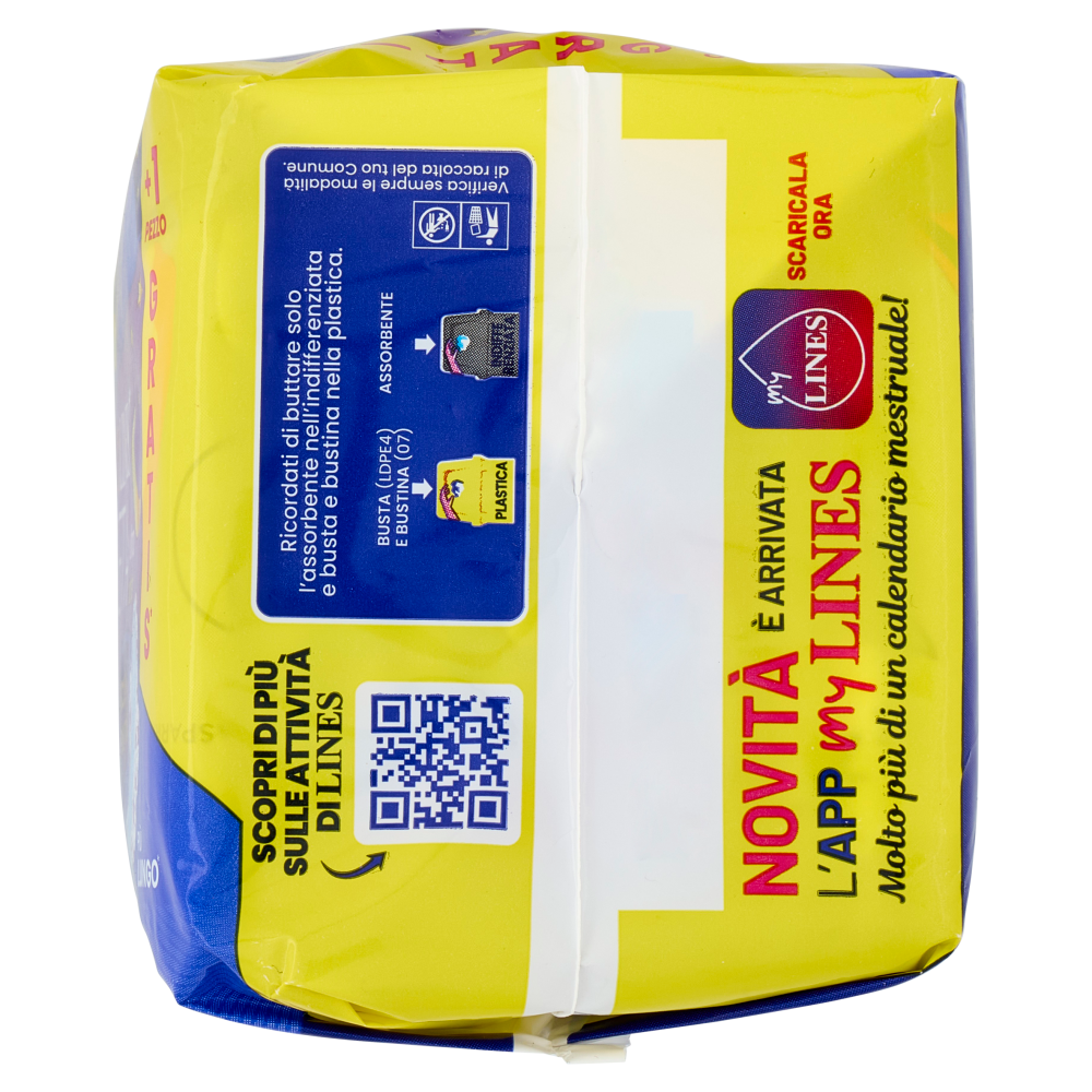 Lines Seta ultra notte con ali 10 + 1 pz