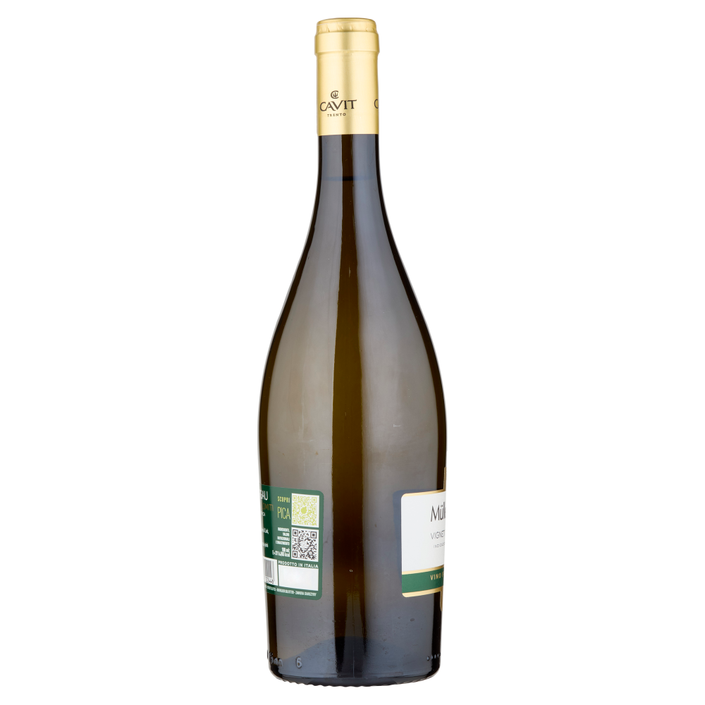 Cavit i Mastri Vernacoli Müller Thurgau Vigneti delle Dolomiti IGT Vino Frizzante Secco 75 cl