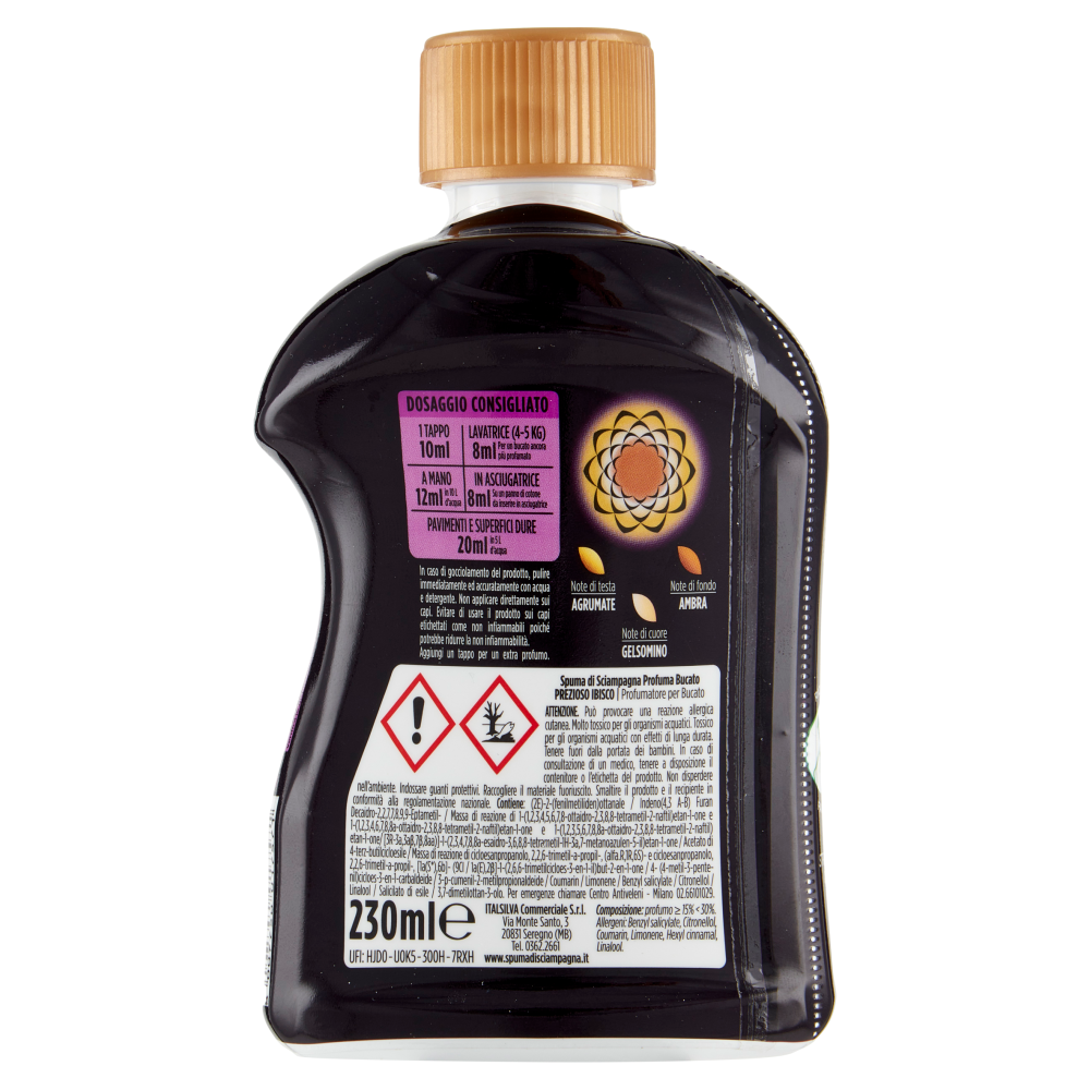 Spuma di Sciampagna Profuma Bucato Prezioso Ibisco 230 ml