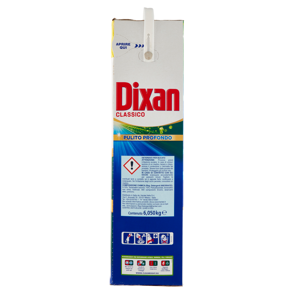 DIXAN Polvere Classico 110 lavaggi 6,050 kg