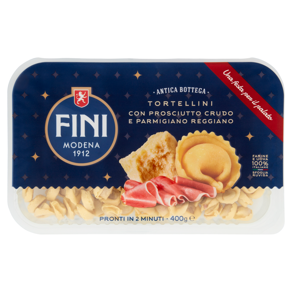 Fini Antica Bottega Tortellini con Prosciutto Crudo e Parmigiano Reggiano 400 g