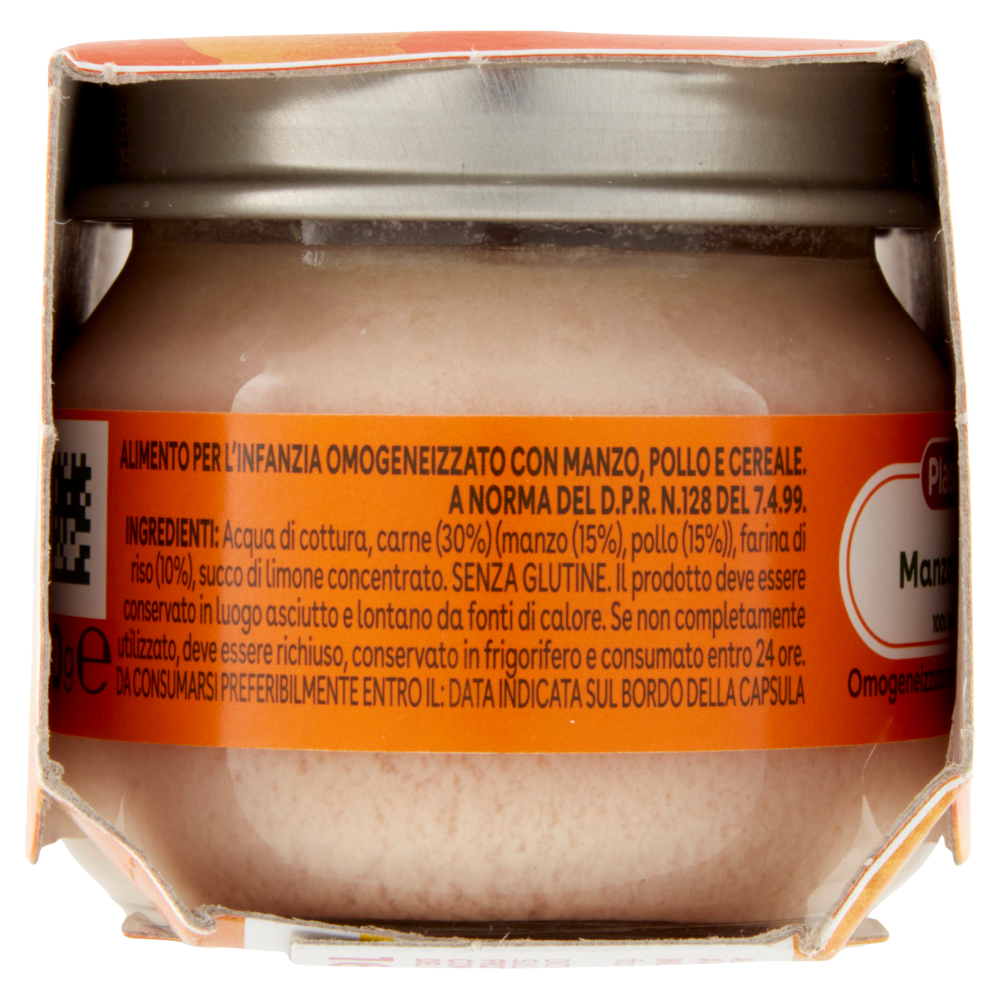 Plasmon Omogeneizzato Manzo e Pollo con cereale 2 x 80 g