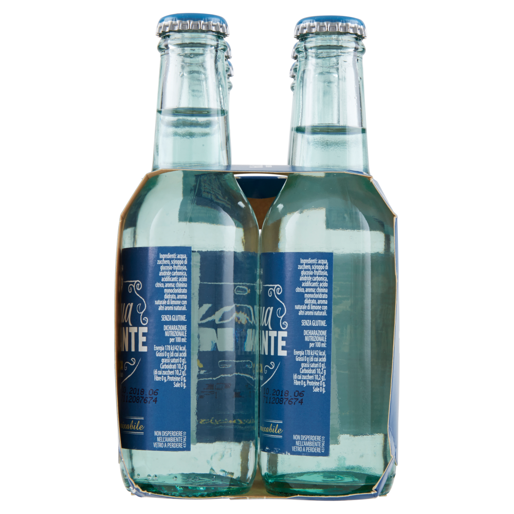 RECOARO ACQUA BRILLANTE Bibita Gassata, Acqua Tonica 20cl x 6