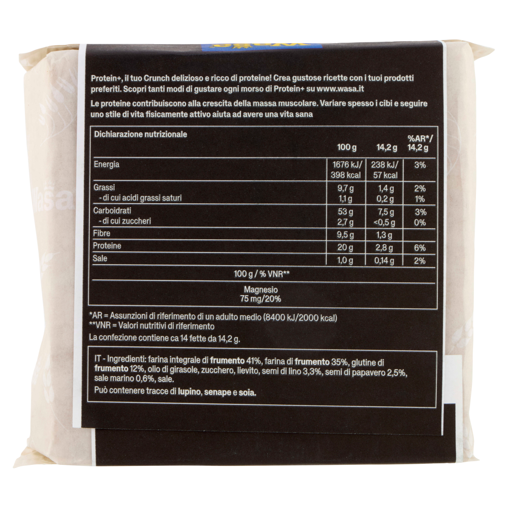 Wasa Protein+ Cracker con 20g di Proteine per 100g Ricche di Proteine 200g