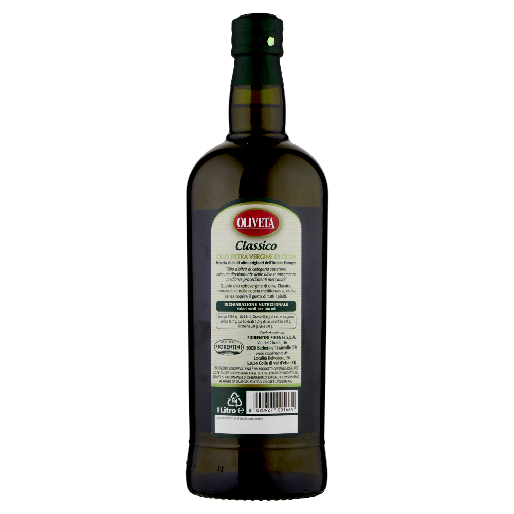 Oliveta Olio Extra Vergine di Oliva Classico 1 Litro