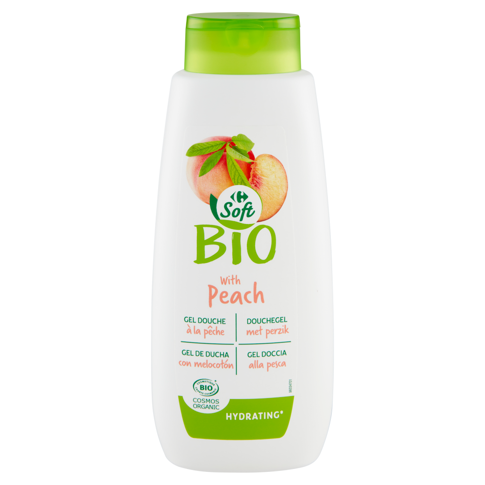 Carrefour Bio Soft Gel Doccia alla pesca 500 ml