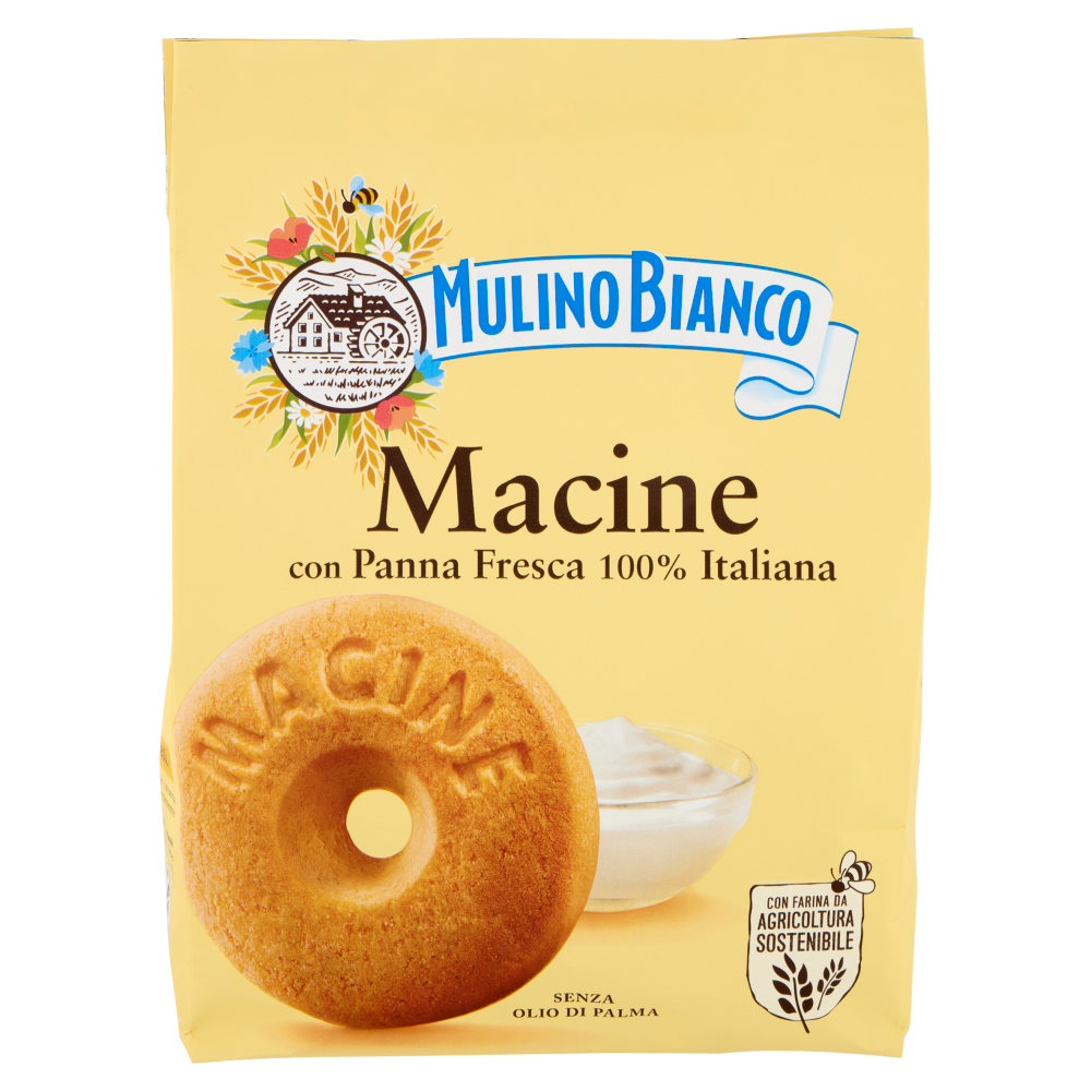 Mulino Bianco Macine Biscotti con Panna Fresca 800g