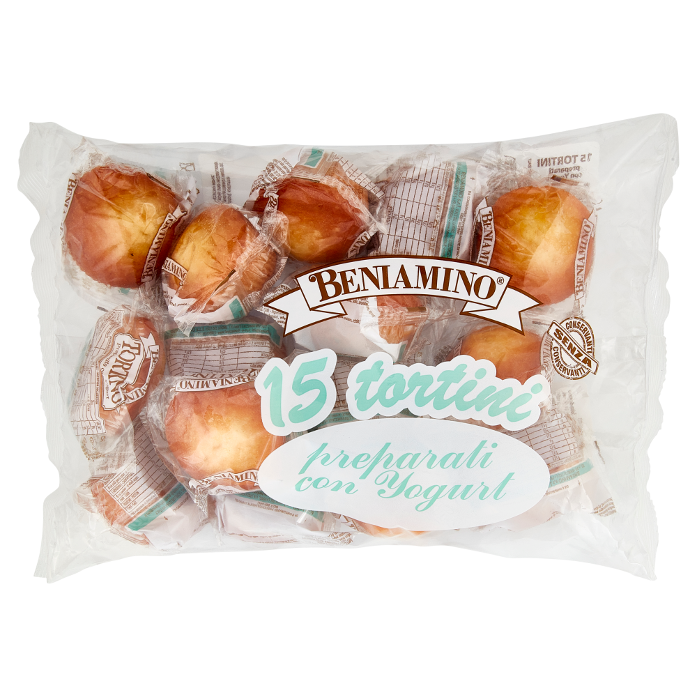 Beniamino tortini preparati con Yogurt 15 x 36 g
