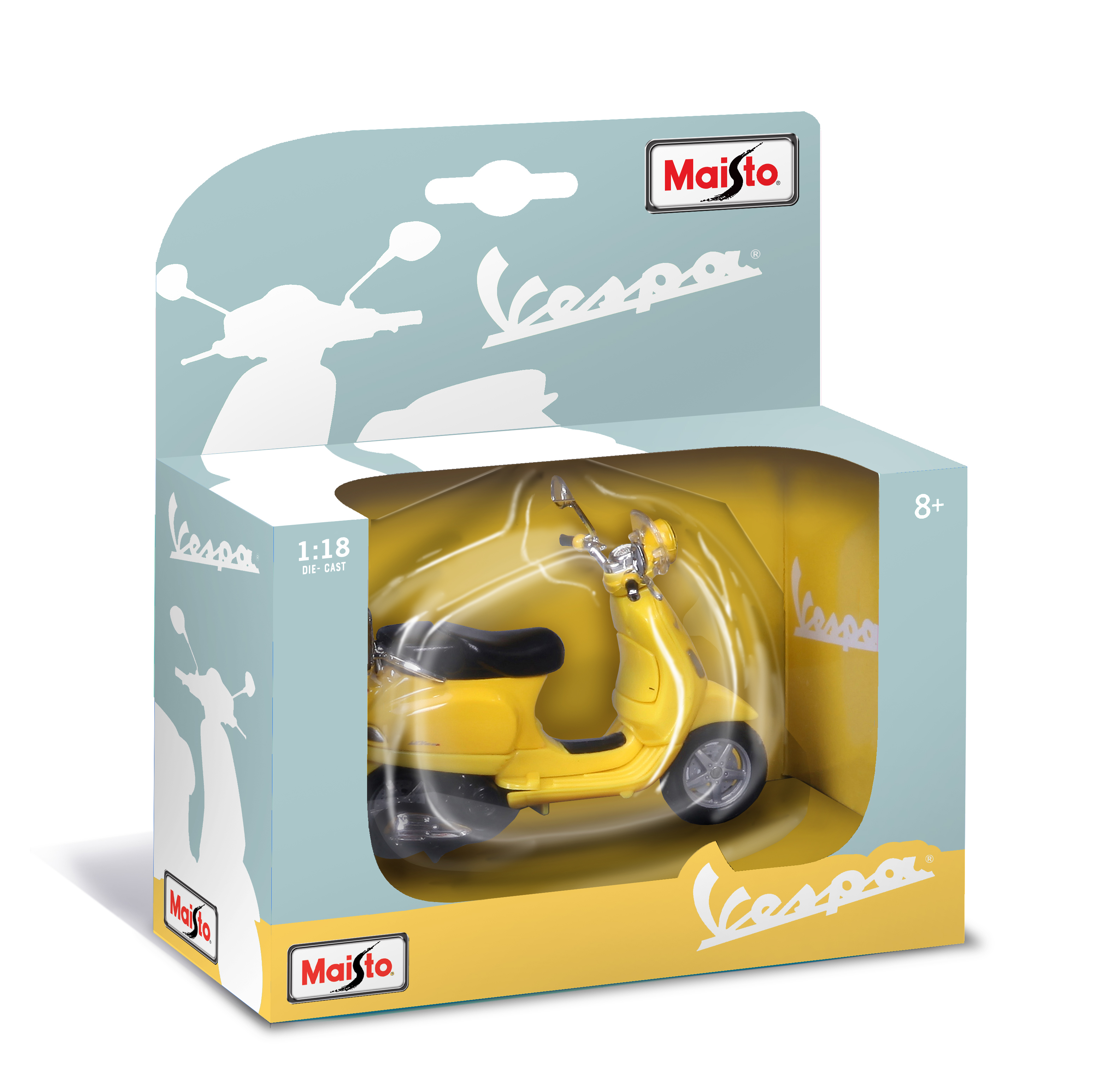 Maisto Moto Vespa 1:18