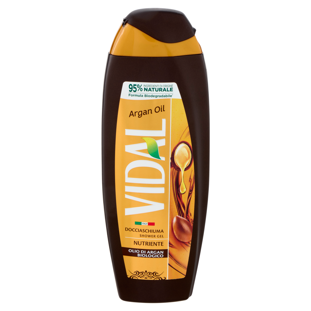 Vidal Argan Oil Docciaschiuma Nutriente Olio di Argan Biologico 250 ml