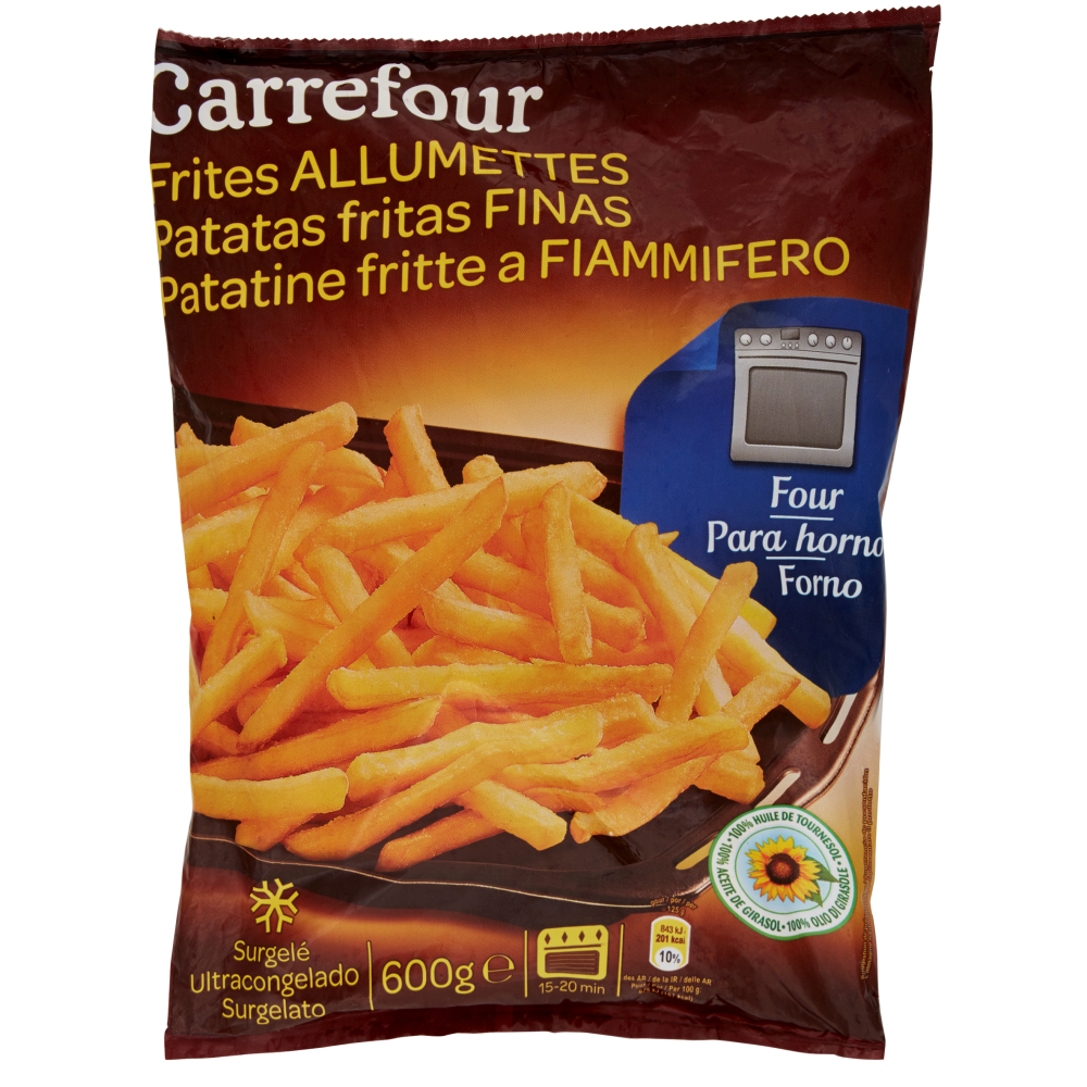 Carrefour Patatine fritte a Fiammifero Surgelate 600 g