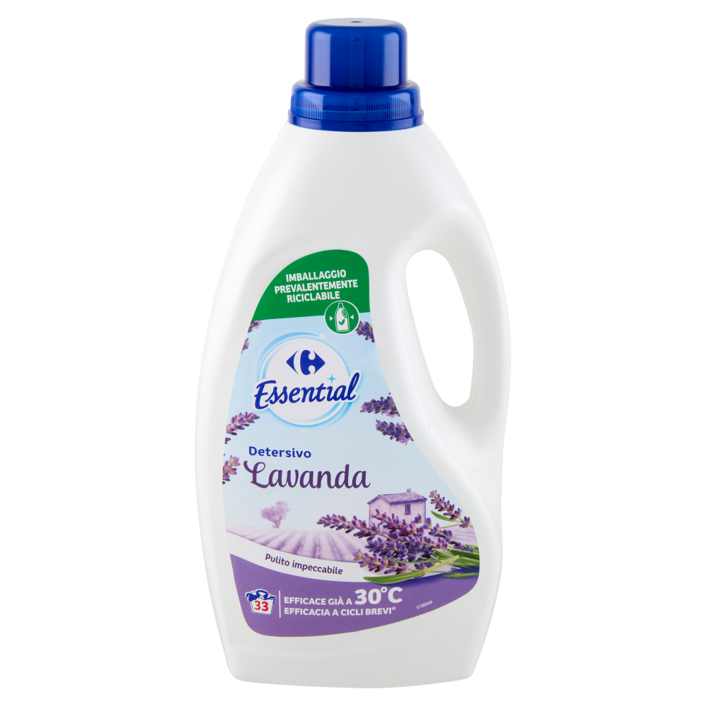 Carrefour Essential Detersivo Lavanda 33 Lavaggi 1,485 L