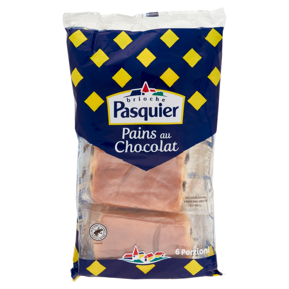 Brioche Pasquier Pains au Chocolat 6 x 45 g