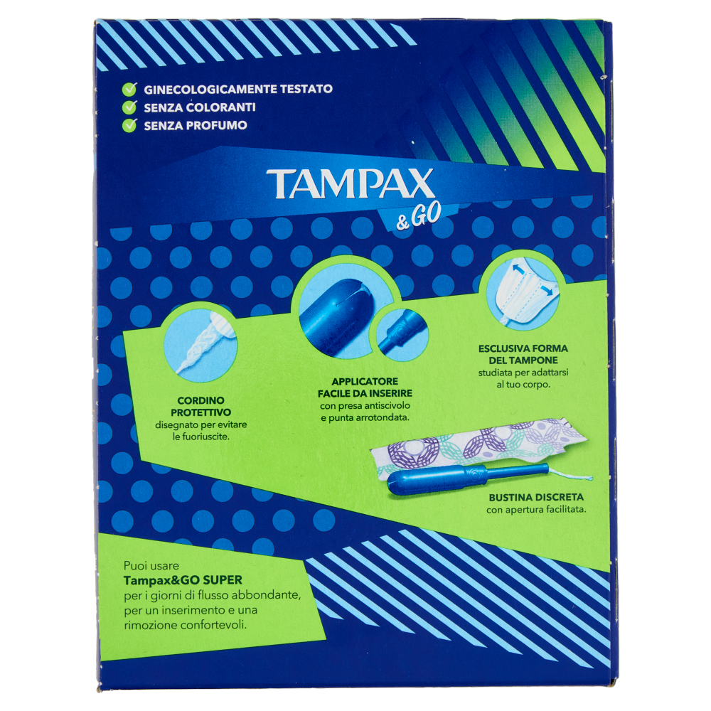 Tampax & Go Super 18 pz