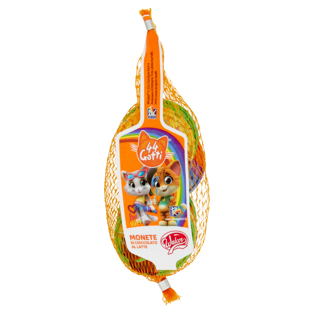 Walcor Monete di Cioccolato al Latte 44 Gatti 45 g