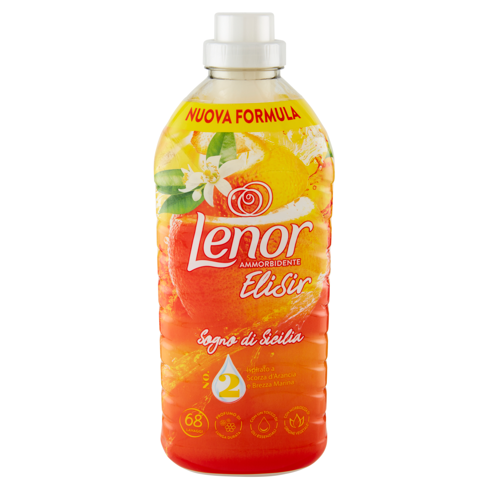 Lenor Ammorbidente Elisir Sogno di Sicilia 68 Lavaggi 1428 ml