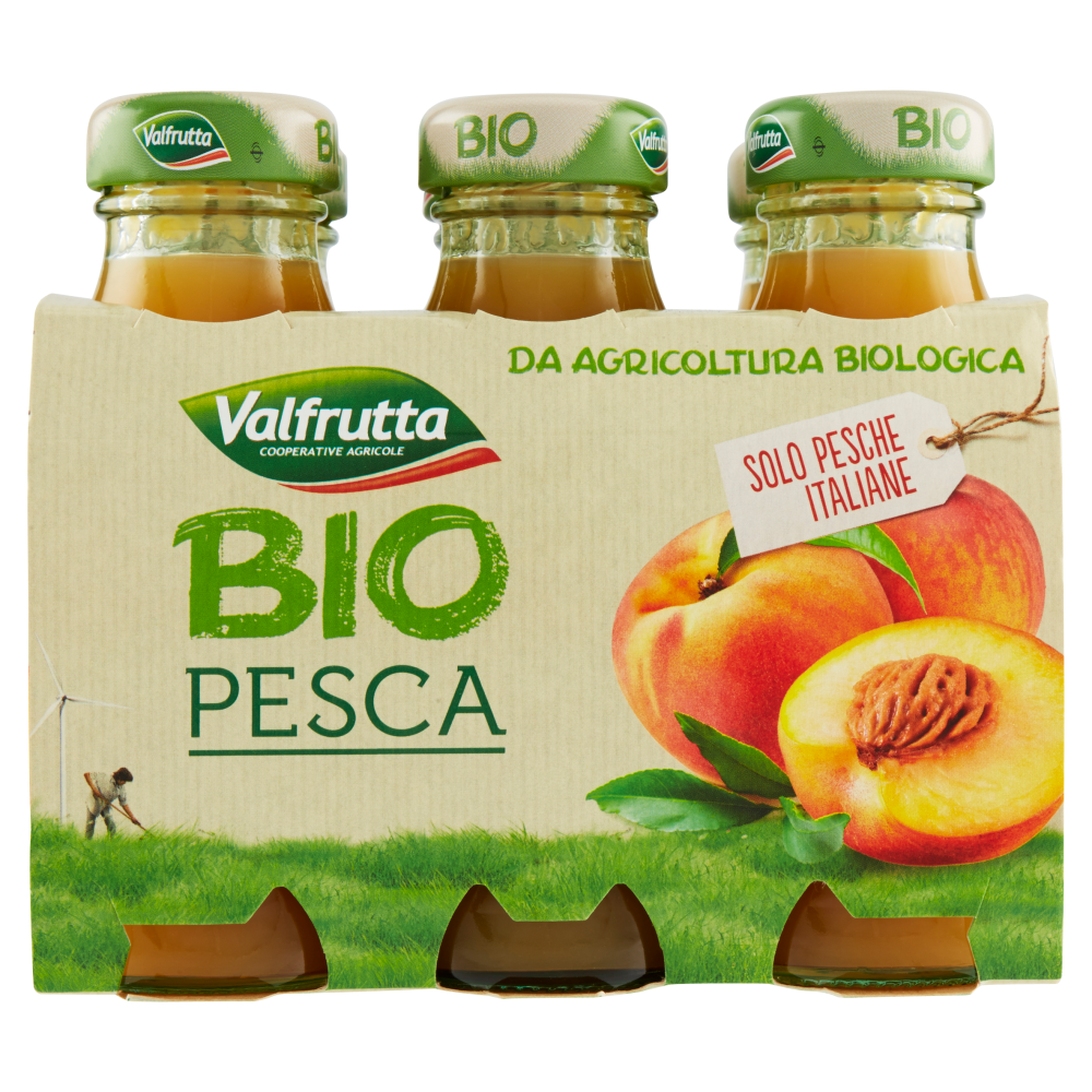 Valfrutta Bio Pesca 6 x 125 ml