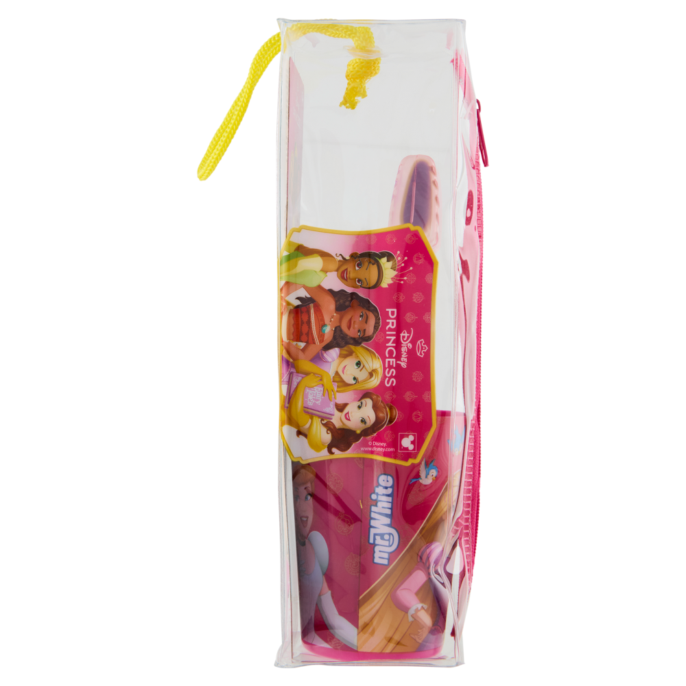 Mr. White Pochette Spazzolino da Denti, Bicchiere, Dentifricio 75 ml Disney Princess